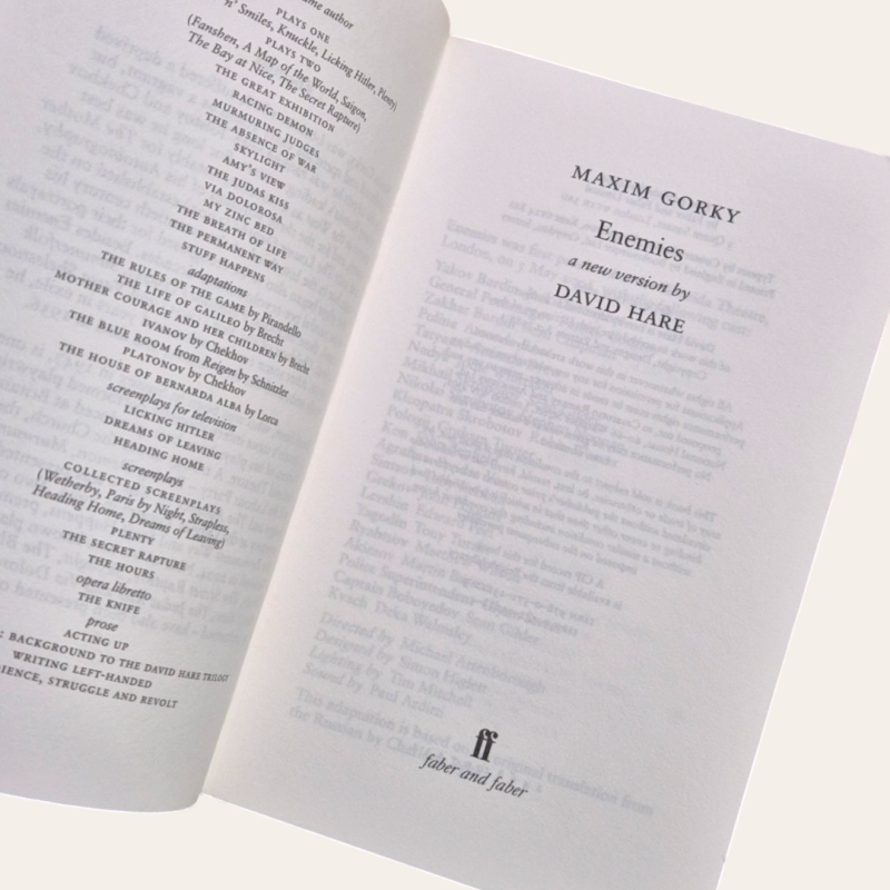 Enemies - Maxim Gorky