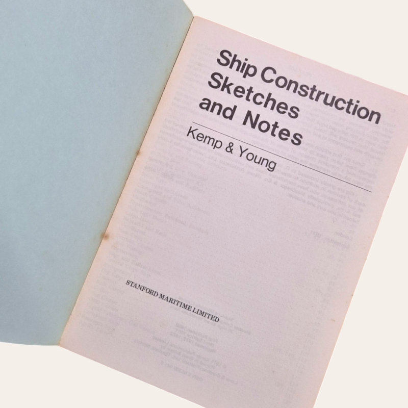 Ship Construction Sketches and Notes - Softcover