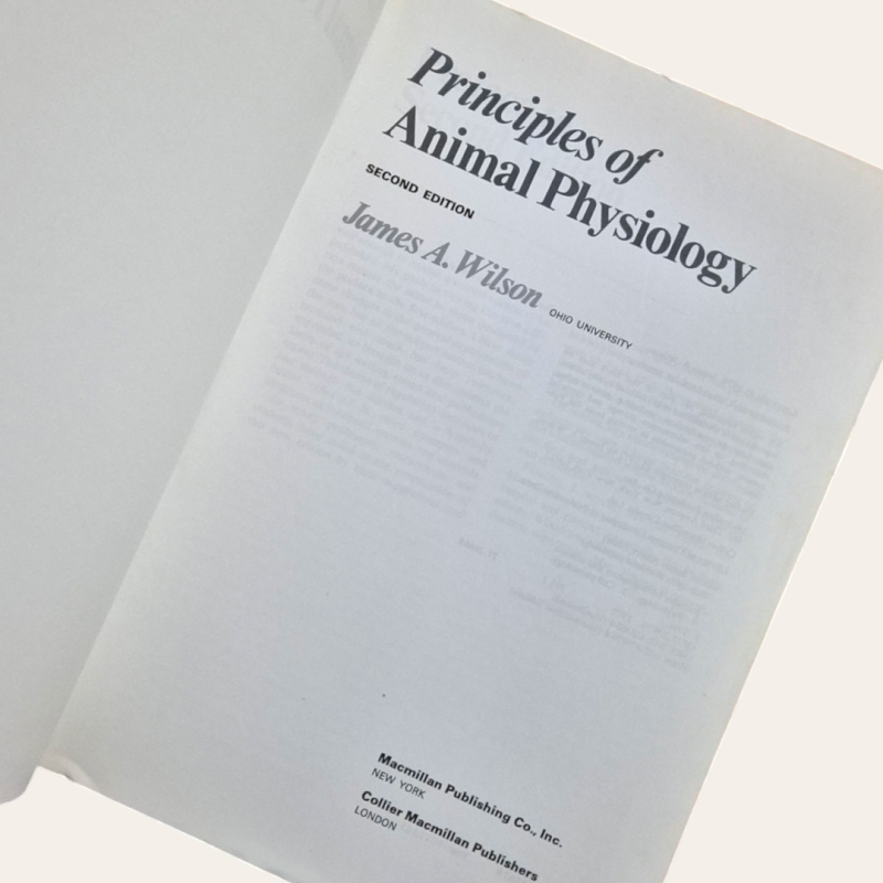 Principles of Animal Physiology - James A. Wilson