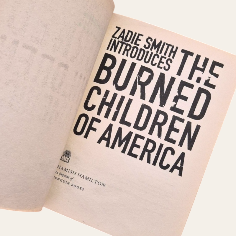 The Burned Children of America