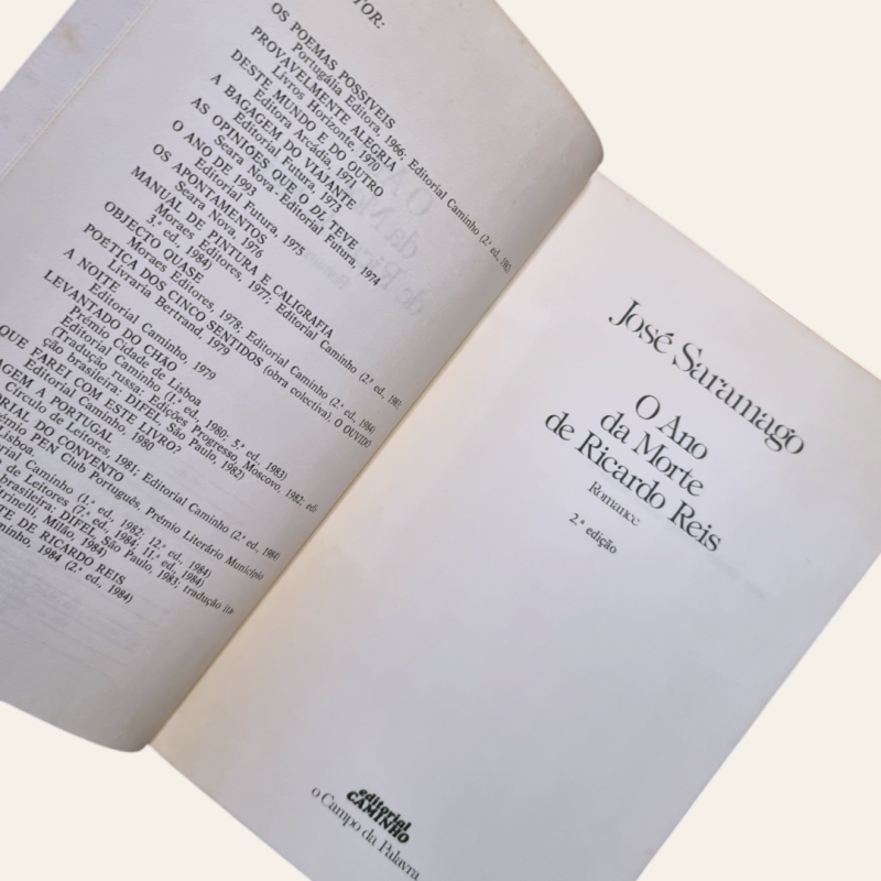 O Ano da Morte de Ricardo Reis