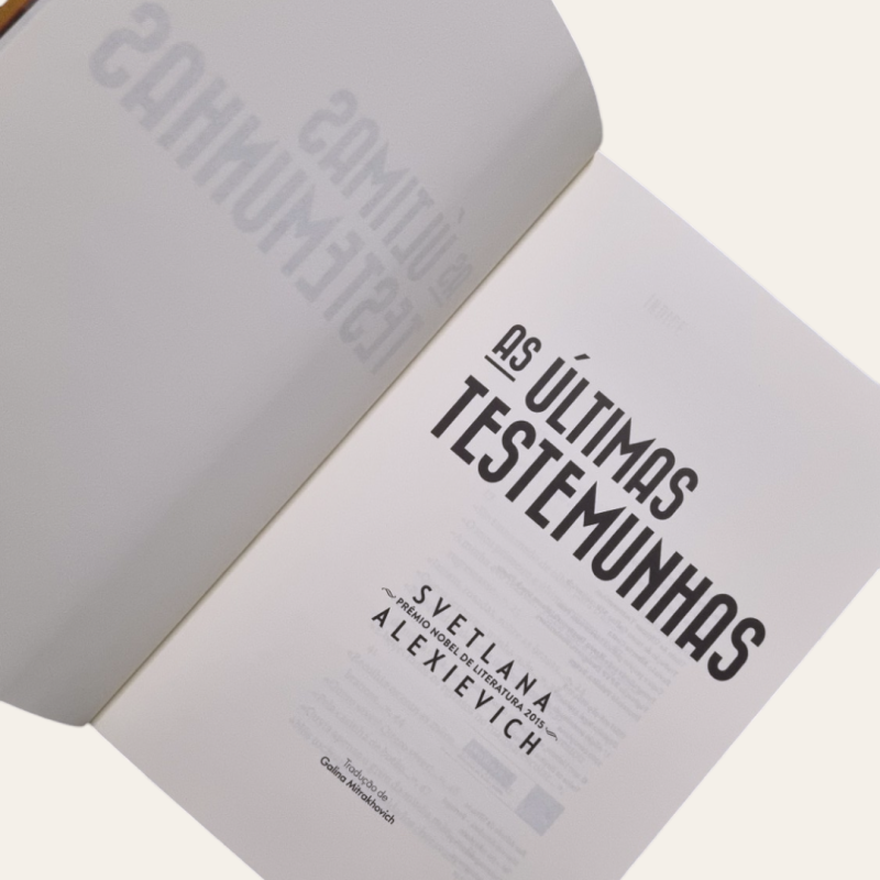 As últimas Testemunhas - Cem Histórias Sem Infância