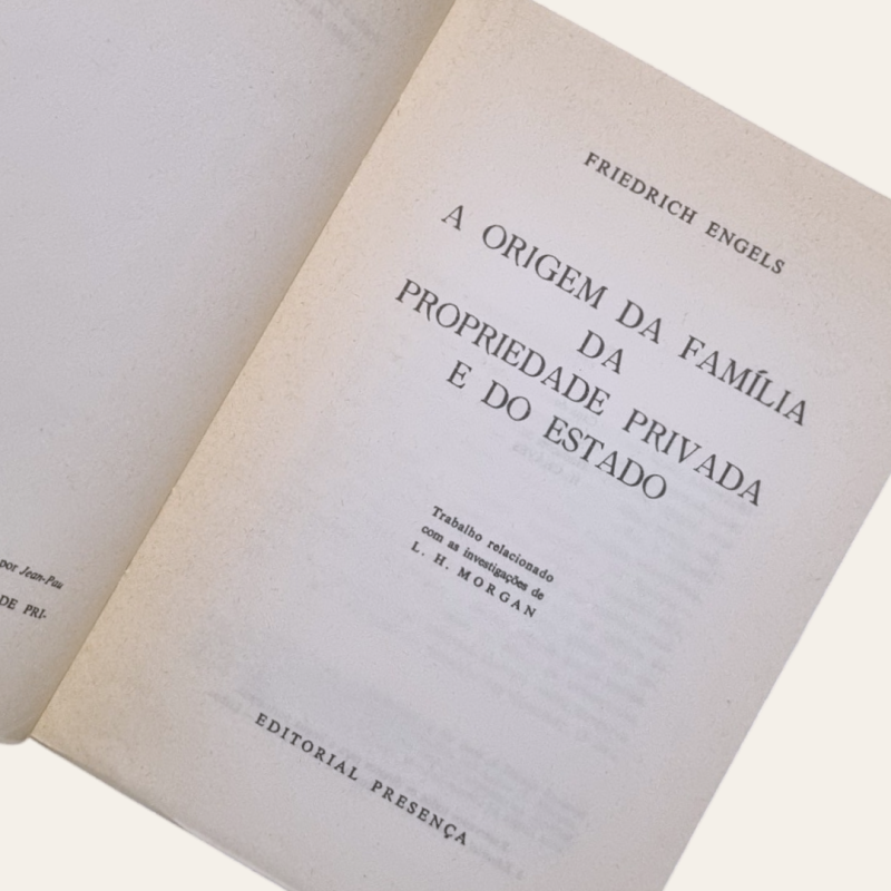 A Origem da Família da Propriedade e do Estado