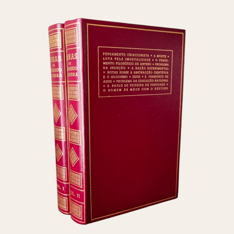 Obras de Leonardo Coimbra (2 volumes).