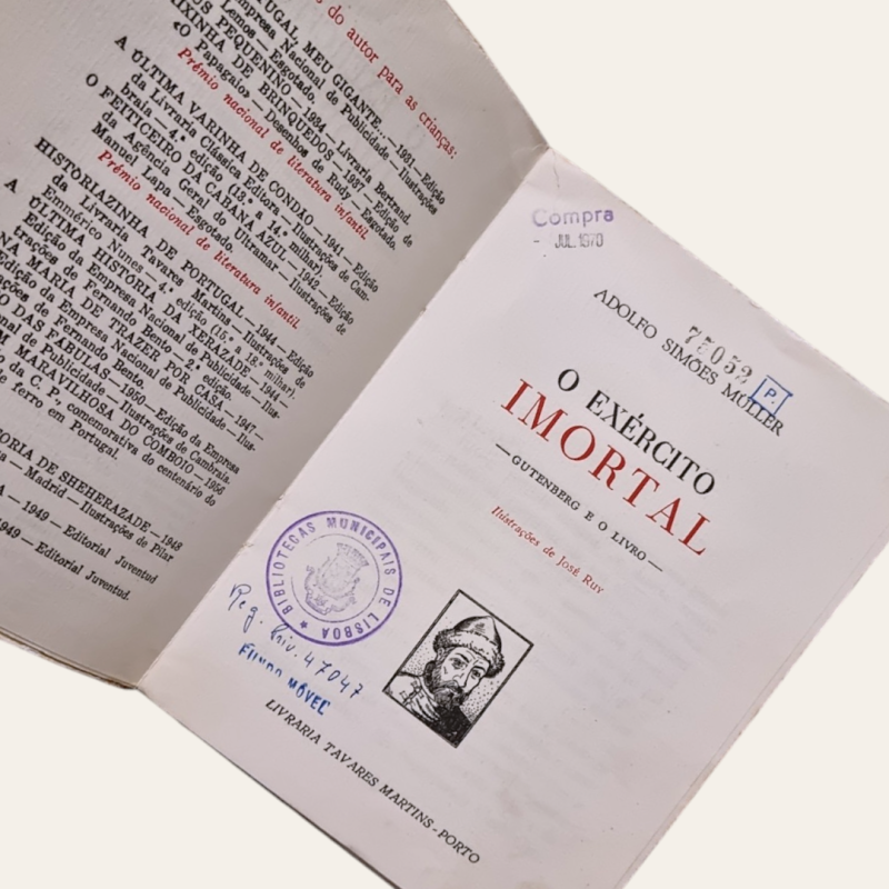 O Exército Imortal - Pequena História de Gutenberg e do Livro