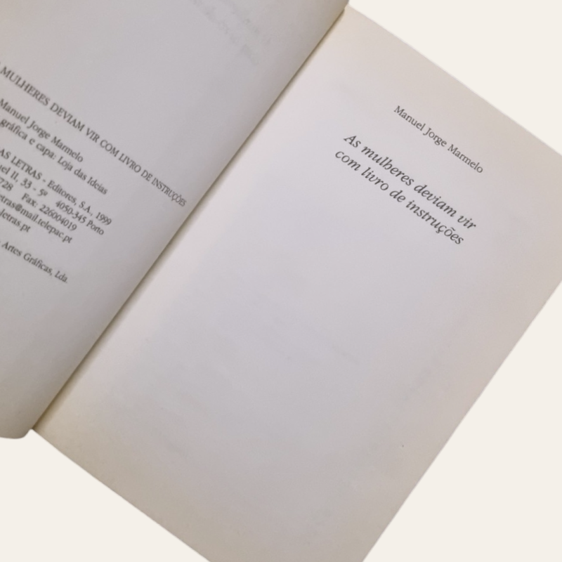 As Mulheres Deviam Vir Com Livro de Instruções