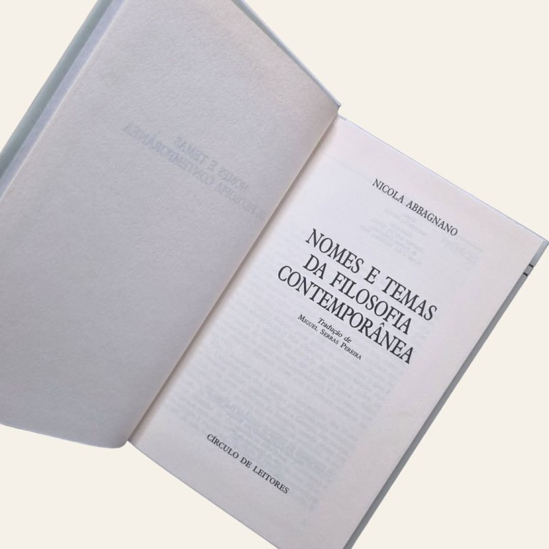 Nomes e Temas da Filosofia Contemporânea