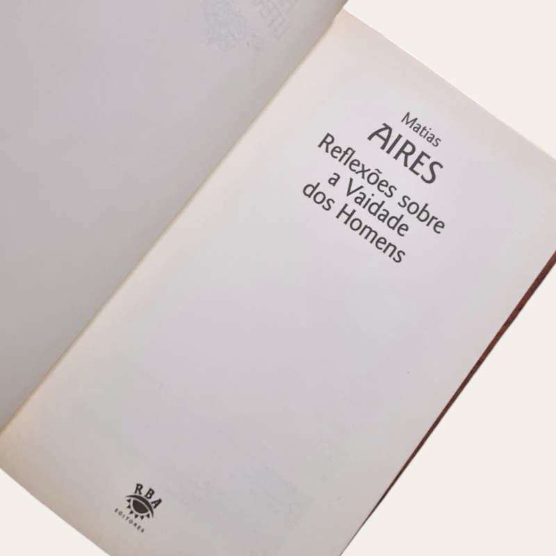 Reflexões sobre a Vaidade dos Homens