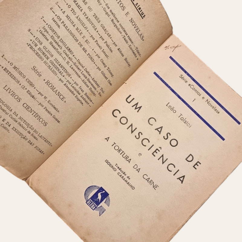 Um Caso de Consciência e A Tortura da Carne