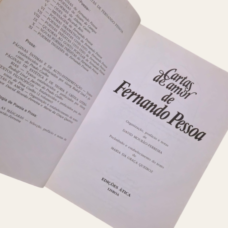 Cartas de Amor de Fernando Pessoa