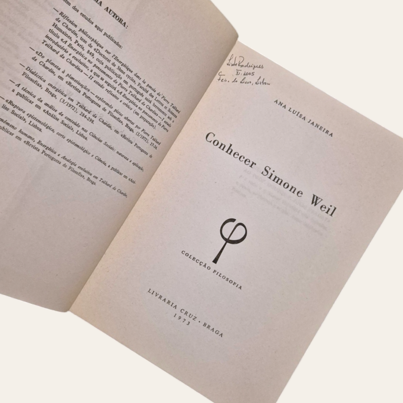 Conhecer Simone Weil