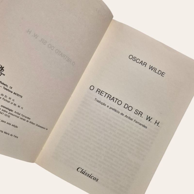 O Retrato do Sr. W.H.