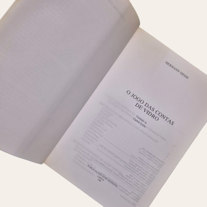 O Jogo das Contas de Vidro