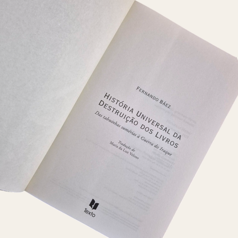 História Universal da Destruição dos Livros