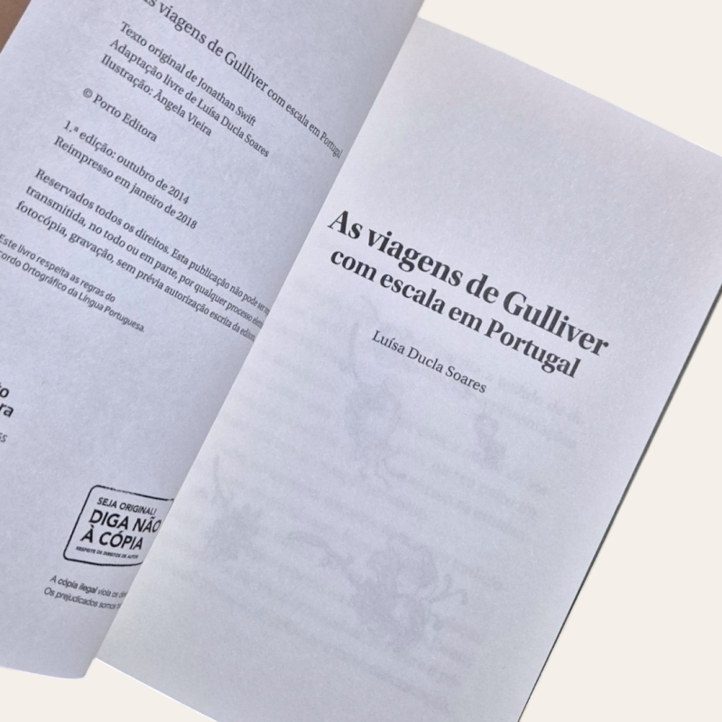 As Viagens de Gulliver com escala em Portugal