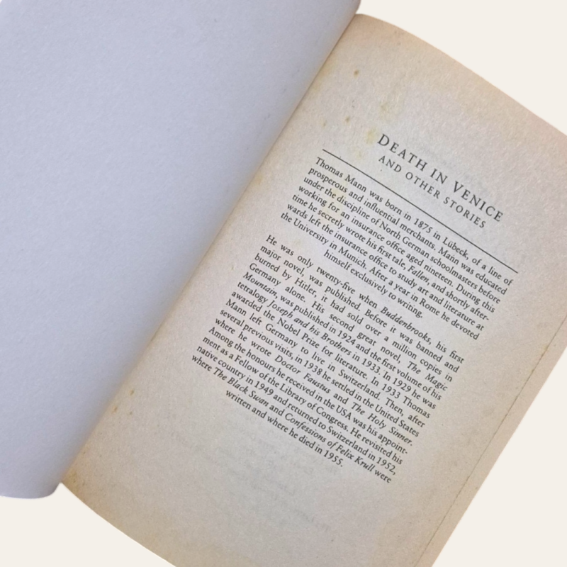 Death in Venice & Other Stories